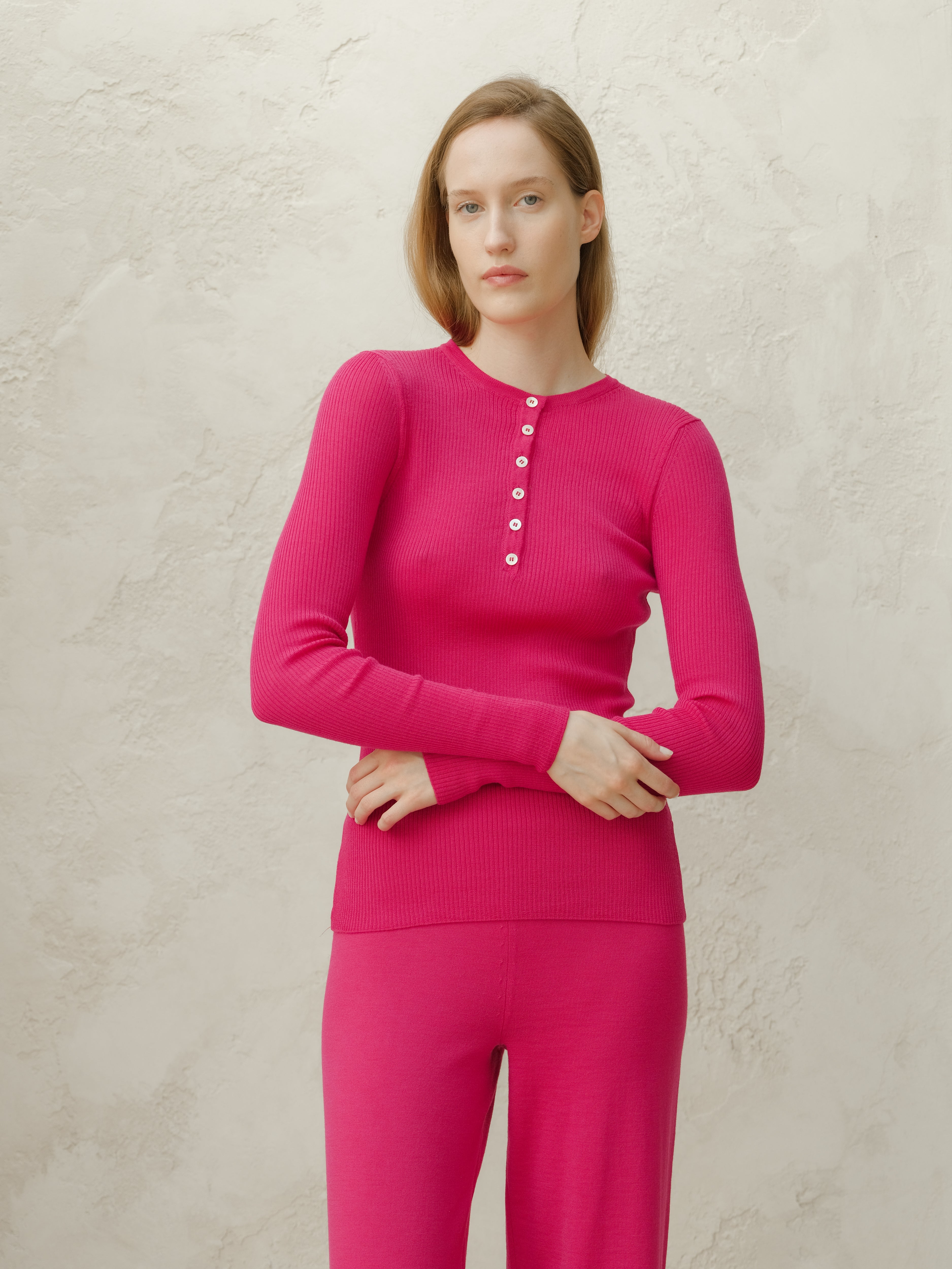 Extra Fine Merino Ribbed Fine Hanley Sweater