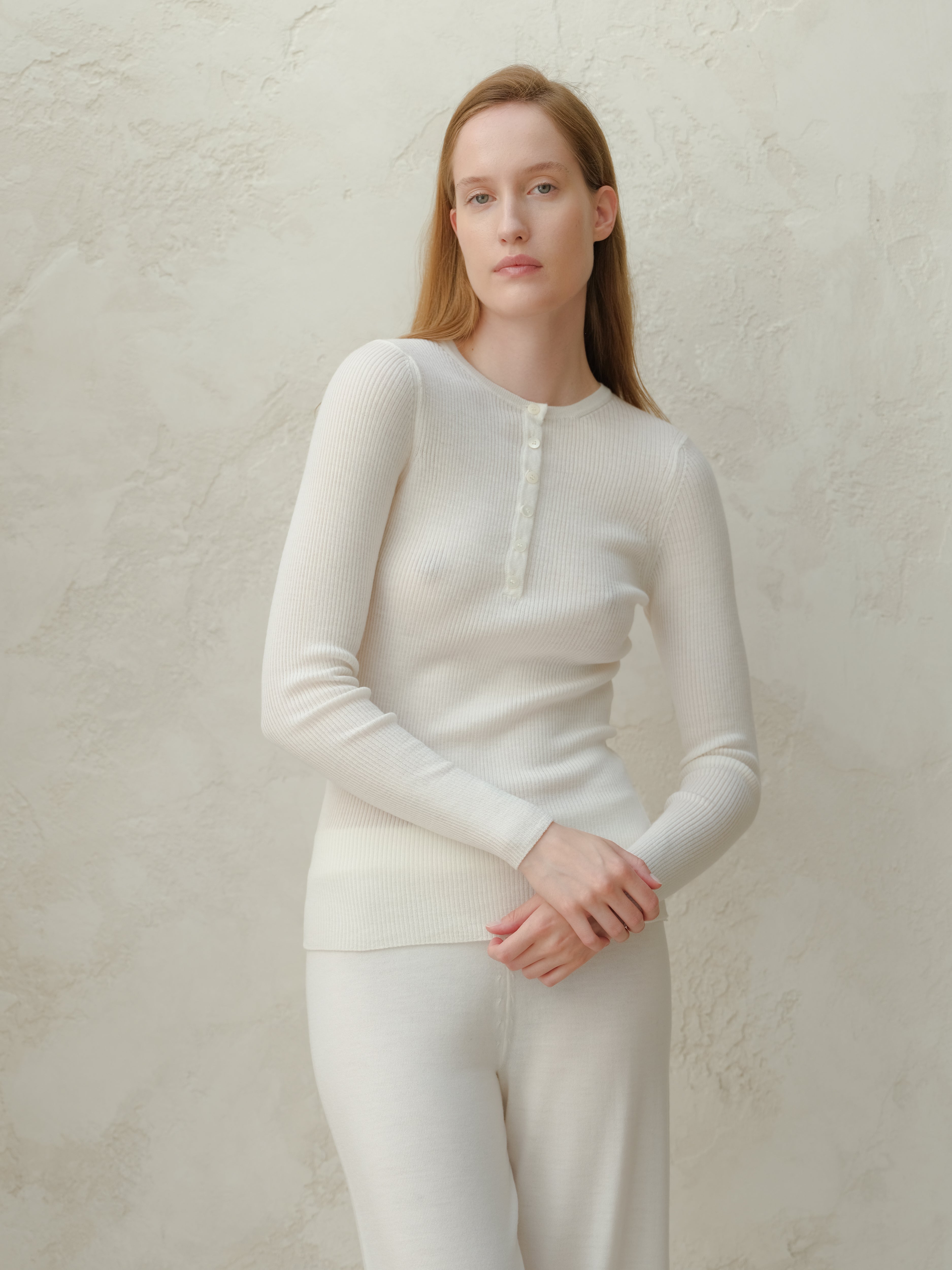 Extra Fine Merino Ribbed Fine Hanley Sweater