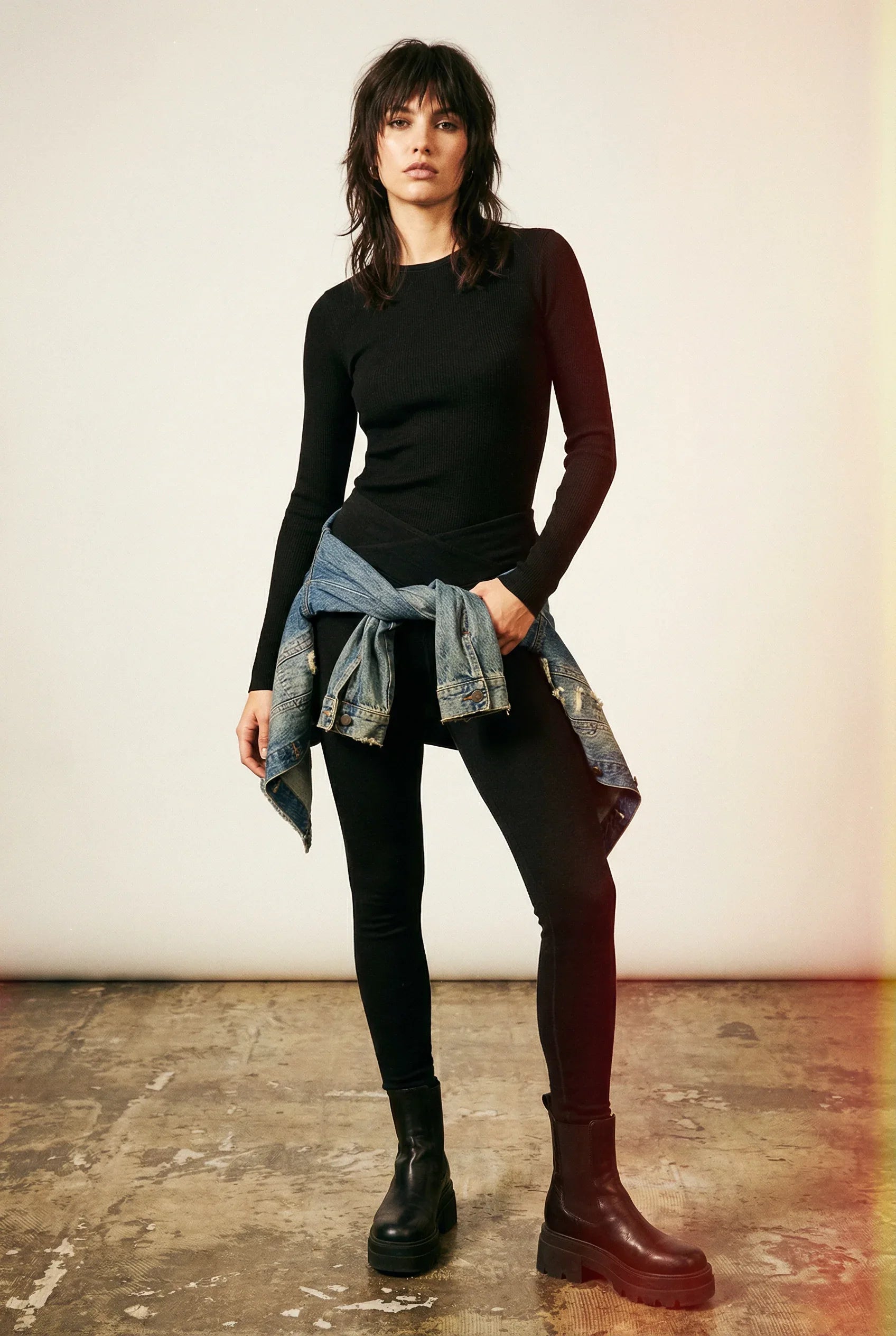 Merino Wool Longsleeve - Black