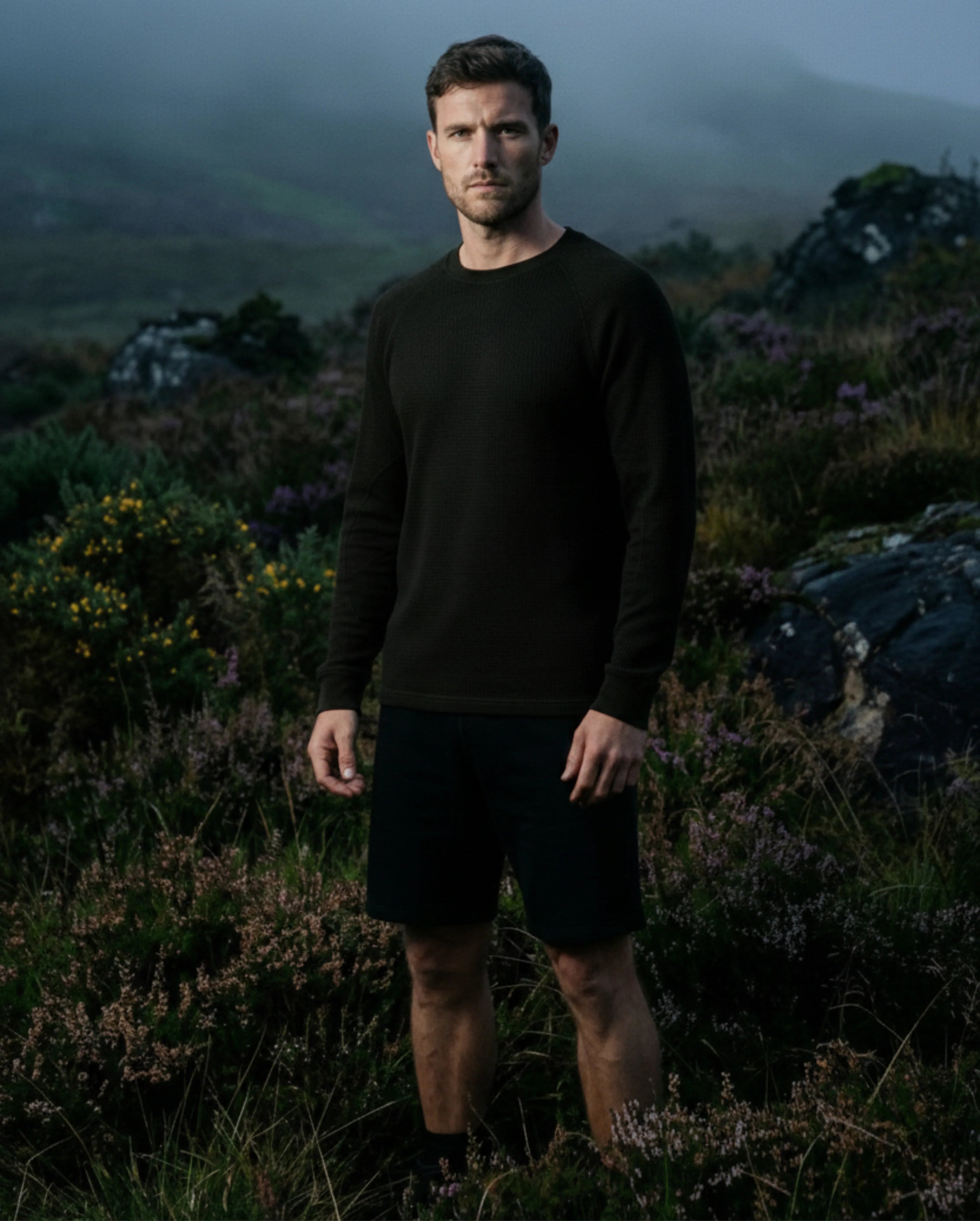 Merino Wool Longsleeve - Black