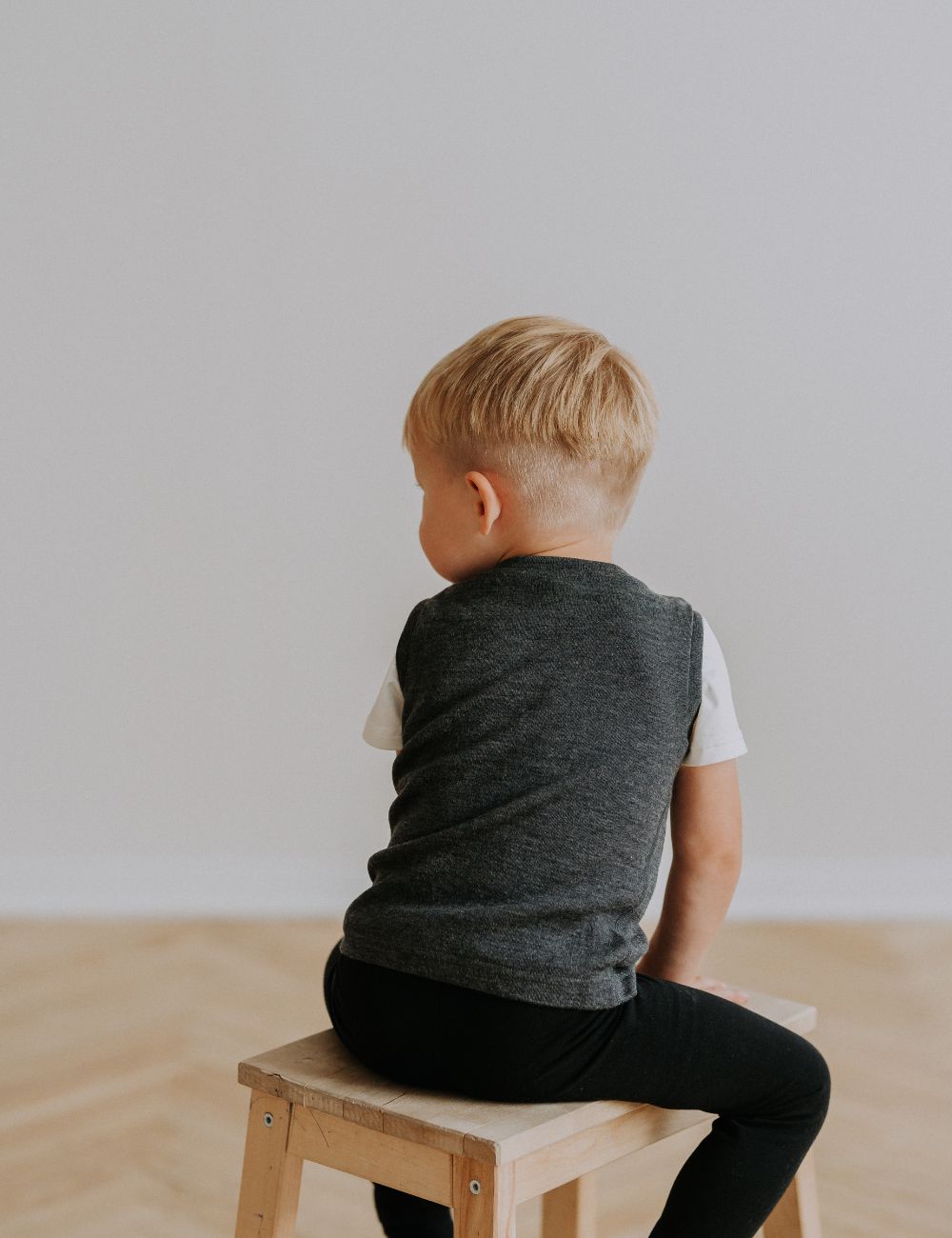 100% merino wool kids vest VILLE